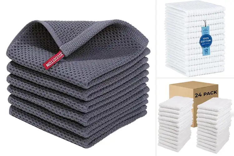 Detailed view of 10 Best 12X12 Inch Dish Towels: Dry Dishes Fast