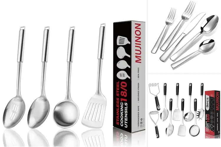 Detailed view of Best 18/0 Stainless Steel Utensils