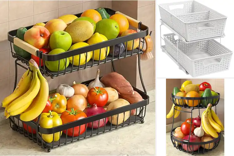 Detailed view of Best 2-Tier Storage Baskets