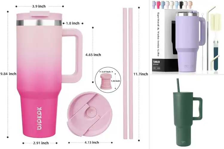 Detailed view of Best 40Ounce Tumbler: Your All-Day Hot & Cold Companion