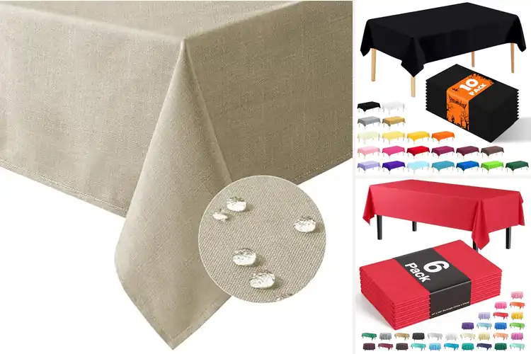 Detailed view of 10 Best 54-Inch By 108-Inch Tablecloths: Quick Cleanup