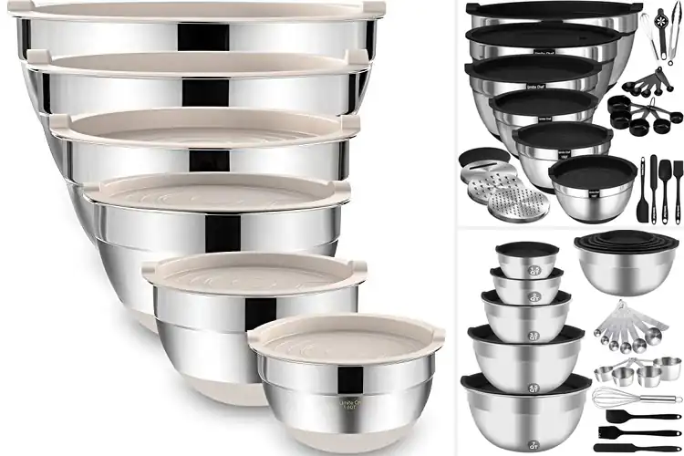 Detailed view of Best 7 Qt Mixing Bowl Set