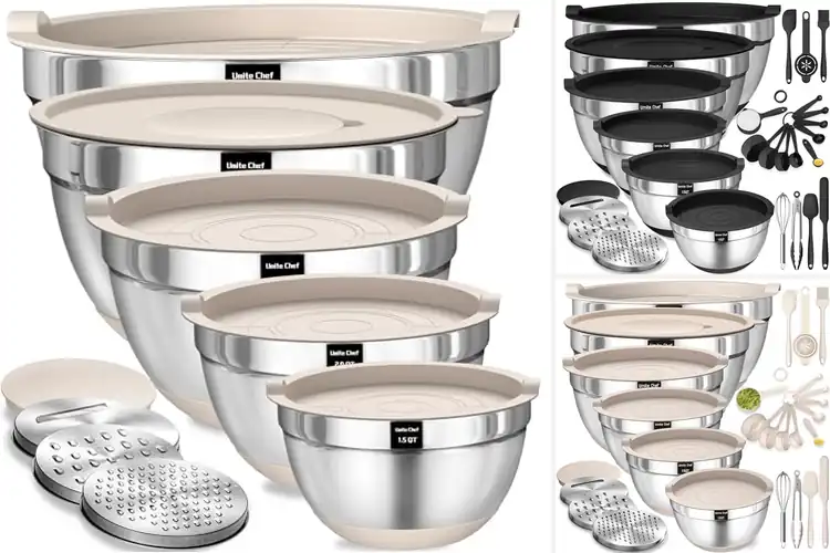 Detailed view of Best Airtight Mixing Bowls: Freshness & Organization