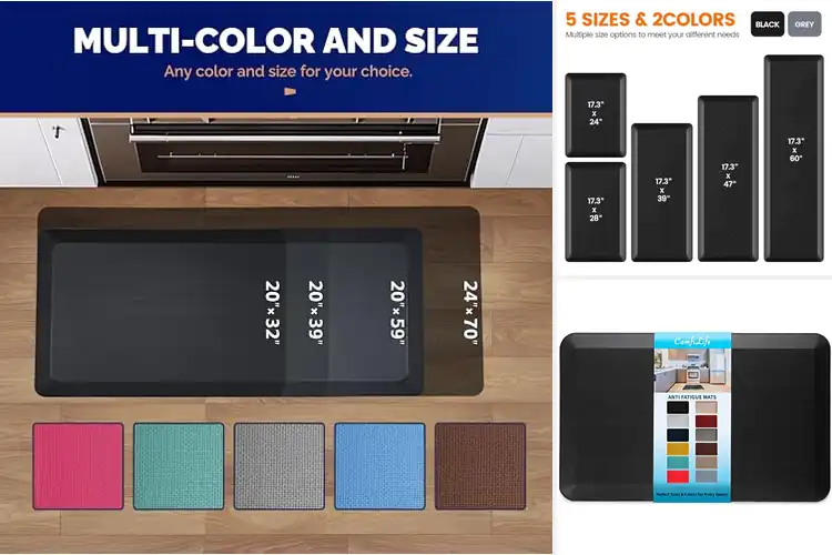 Detailed view of 10 Best Anti-Fatigue Mats for Home Use: User Experiences