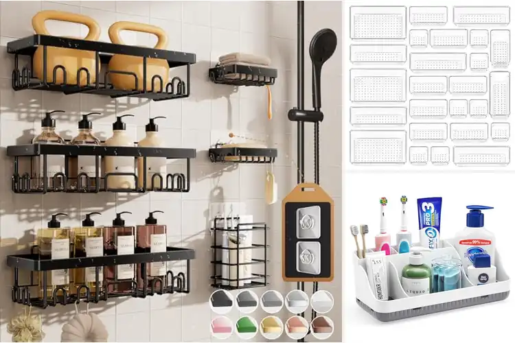 Detailed view of Best Bathroom Organizers: Tidy Up Your Space