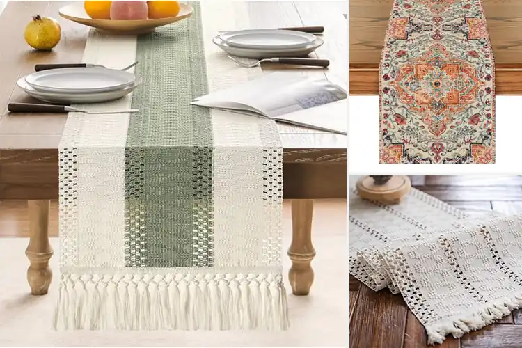 Detailed view of 10 Best Boho-Themed Table Runners: Elevate Your Dining with Style