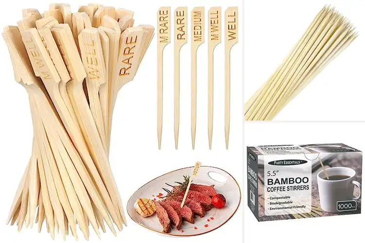 Detailed view of 10 Best Buffet Bamboo Sticks for Easy, Eco-Friendly Serving