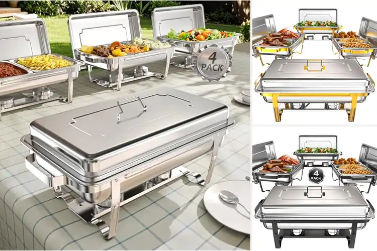 Detailed view of 10 Best Buffet Catering Chafing Dishes for Easy Serving