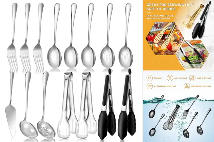 Detailed view of 10 Best Buffet Catering Utensils for Easy, Pro Serving