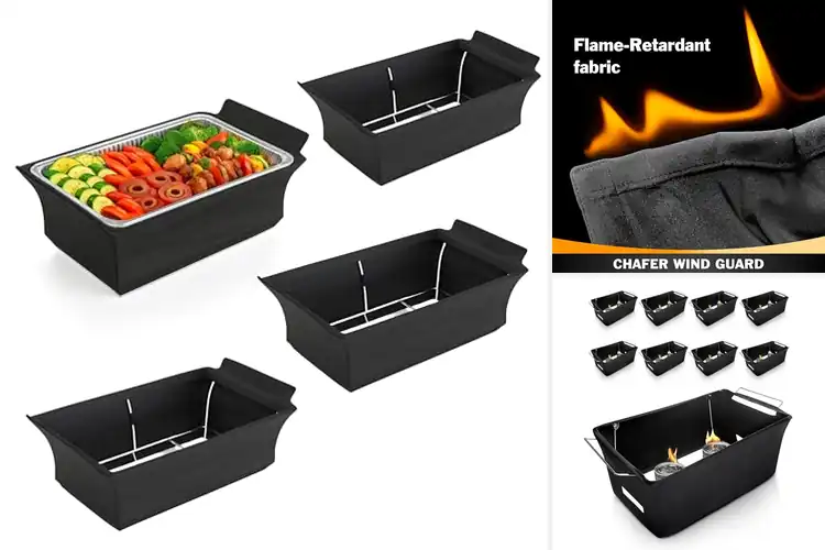 Detailed view of 10 Best Buffet Chafer Covers: Keep Food Warm Anywhere