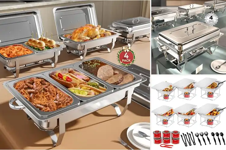 Detailed view of 10 Best Buffet Chafers to Keep Food Warm and Stylish