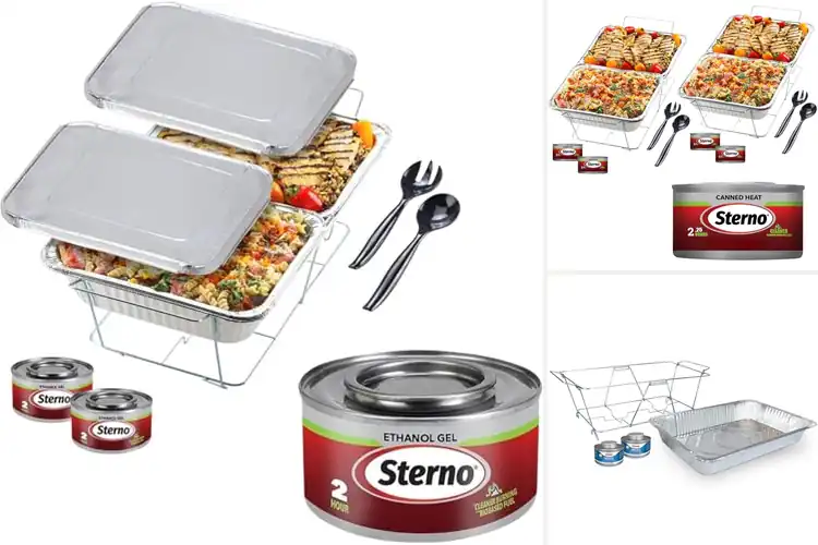 Detailed view of 10 Best Buffet Chafing Sets for Perfect Food Warmth
