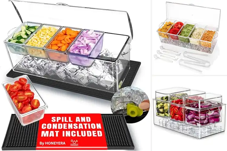 Detailed view of 10 Best Buffet Chilled Caddies for Fresh, Cool Serving