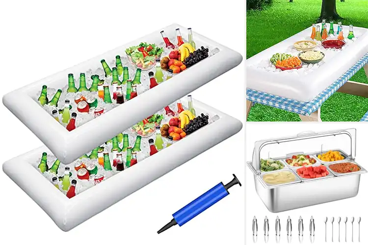 Detailed view of 10 Best Buffet Cooling Trays: Chill & Impress