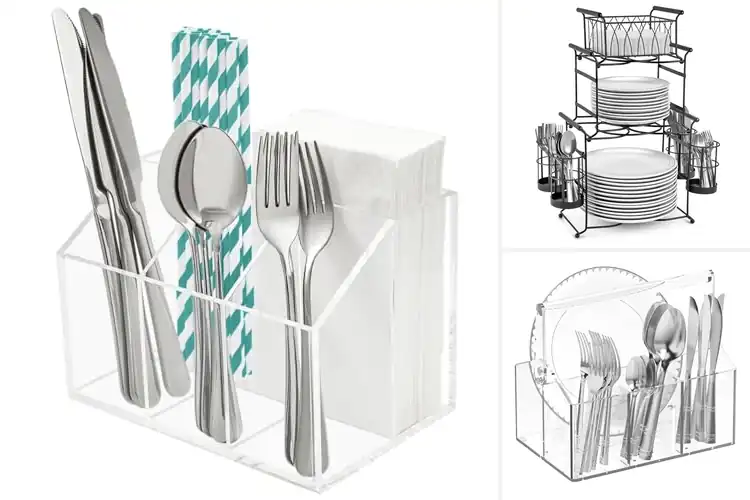 Detailed view of 10 Best Buffet Cutlery Organizers for Effortless Hosting
