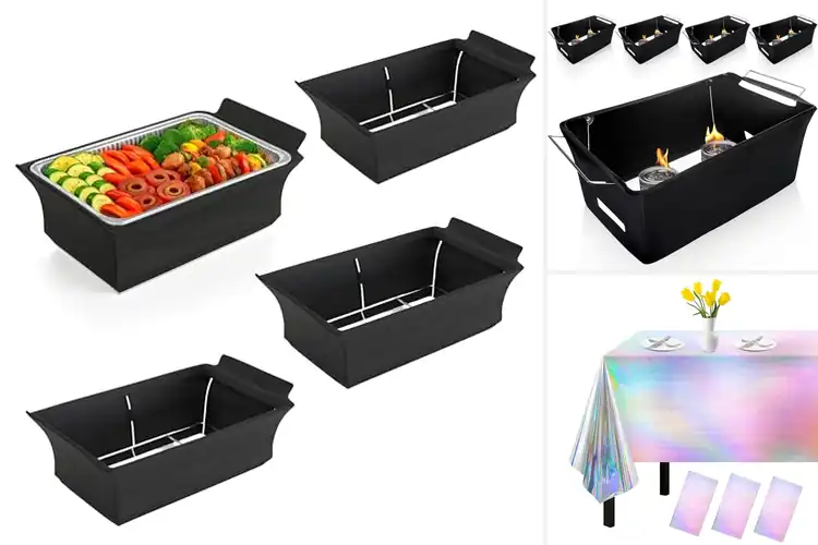 Detailed view of 10 Best Buffet Decor Covers: Elevate Your Event Atmosphere