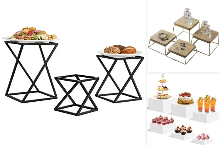 Detailed view of 10 Best Buffet Display Risers to Elevate Your Setup