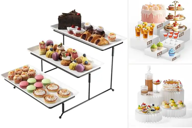 Detailed view of 10 Best Buffet Display Stands to Wow Your Guests
