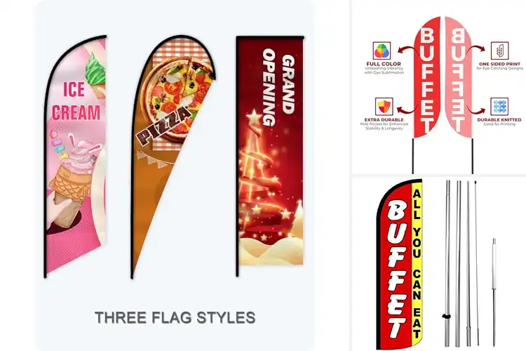 Detailed view of 10 Best Buffet Flags to Boost Foot Traffic