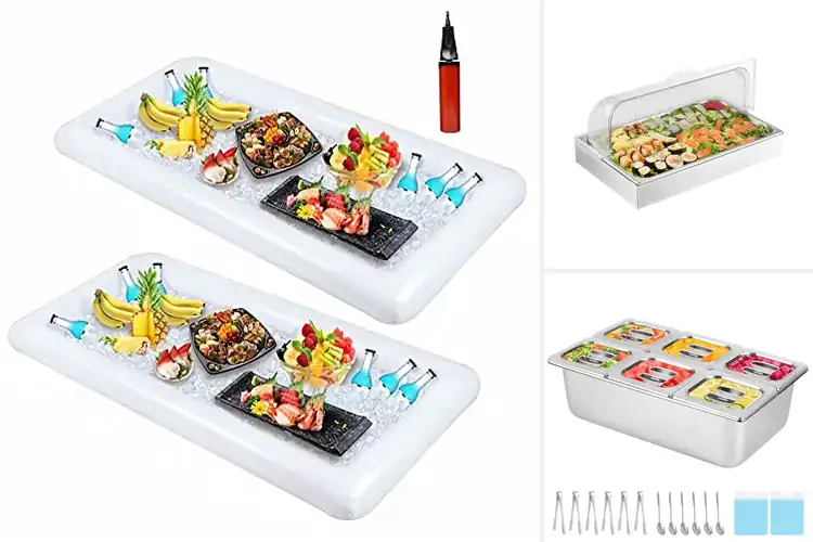 Detailed view of 15 Best Buffet Food Chillers to Keep Your Dishes Fresh and Safe