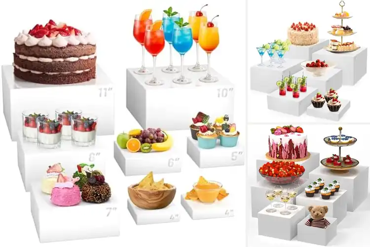 Detailed view of 10 Best Buffet Food Elevators for a Sleek Table Setup