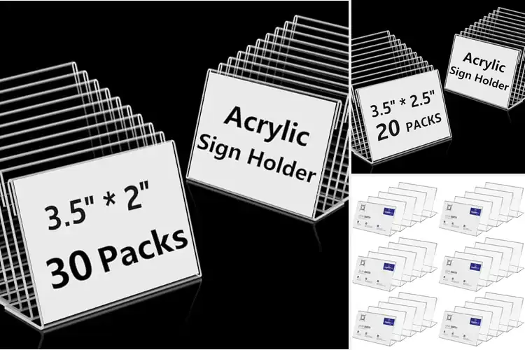 Detailed view of 10 Best Buffet Food Label Holders for Easy Organization