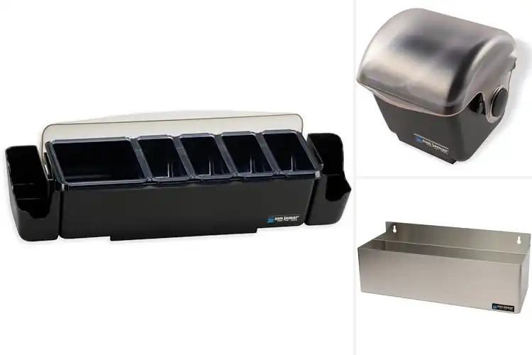 Detailed view of 10 Best Buffet Garnish Holders for Fresh, Neat Serving