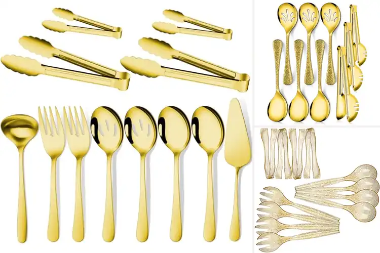 Detailed view of 10 Best Buffet Gold Utensils: Enhance Your Dining Experience