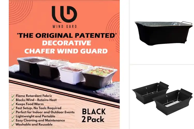 Detailed view of 10 Best Buffet Heat Guards to Keep Food Hot & Fresh