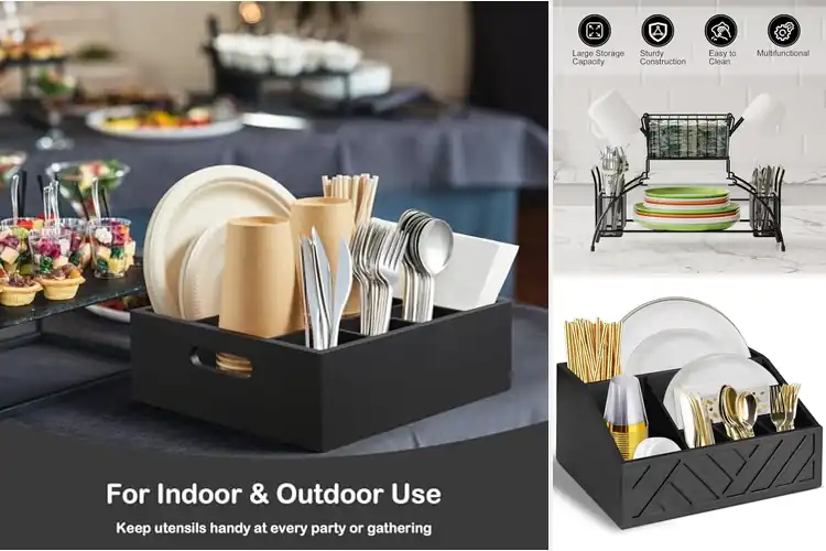 Detailed view of 10 Best Buffet Organizers for Stylish, Neat Serving