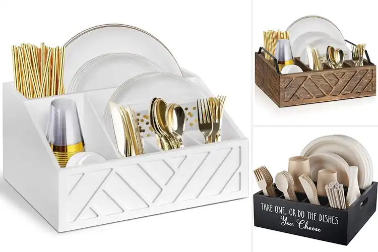 Detailed view of 10 Best Buffet Paper Plate Holders for Easy, Tidy Serving