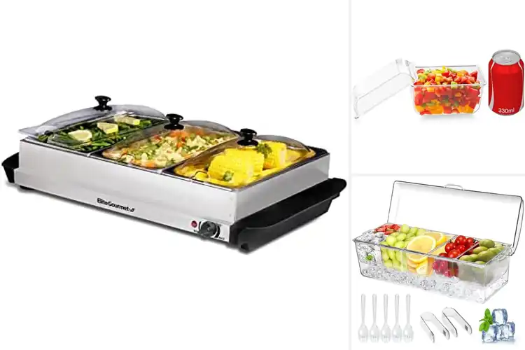 Detailed view of 10 Best Buffet Removable Trays for Fresh, Easy Serving