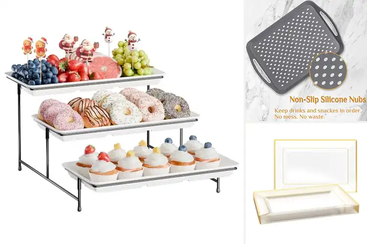 Detailed view of 10 Best Buffet Serving Trays for Style and Function