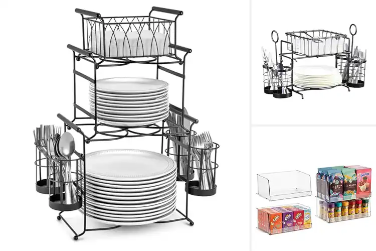 Detailed view of 10 Best Buffet Stackable Organizers for Space-Savvy Serving