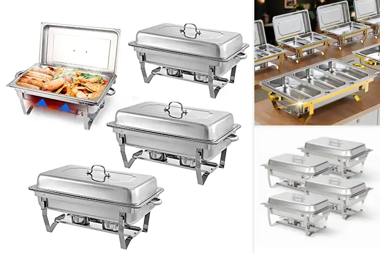 Detailed view of 10 Best Buffet Stainless Steel Chafers for Elegant Serving