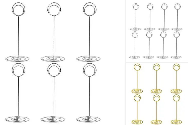 Detailed view of 10 Best Buffet Table Number Holders for Stylish Events