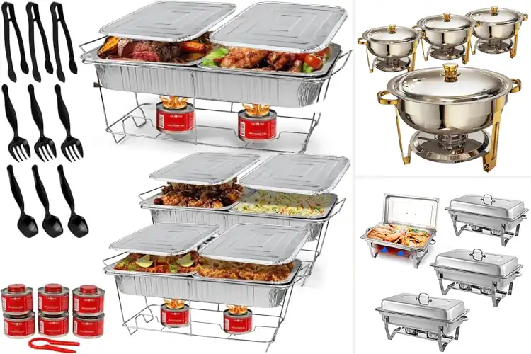 Detailed view of 10 Best Buffet Warming Dishes: Keep Food Hot All Night