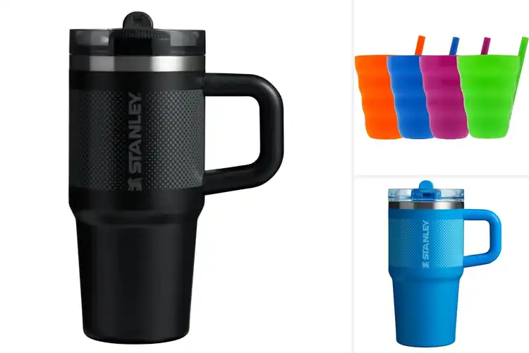 Detailed view of 10 Best Built-In Straw Tumblers: Stays Cold & Leak-Proof