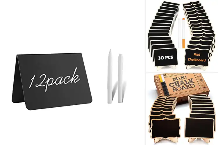 Detailed view of 10 Best Chalkboard Signs For Buffet: Stylish & Effortless Labels
