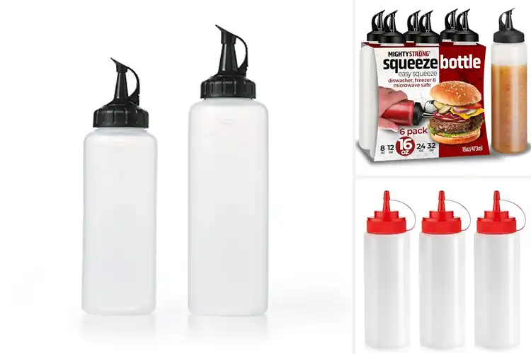 Detailed view of Best Chef’s Squeeze Bottles: Effortless Sauce Control