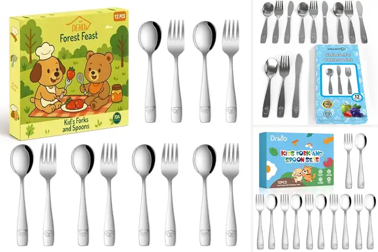 Detailed view of Best Children Flatware Sets: Fun & Easy Mealtime Solutions