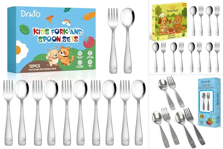 Detailed view of Best Children’s Flatware Sets