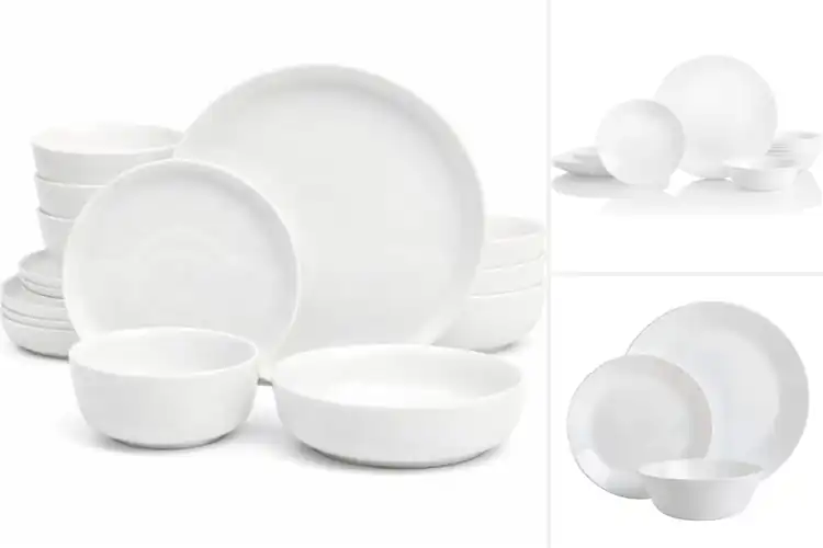 Detailed view of Best Chip Resistant Dinnerware Set: Durable & Stylish Dining