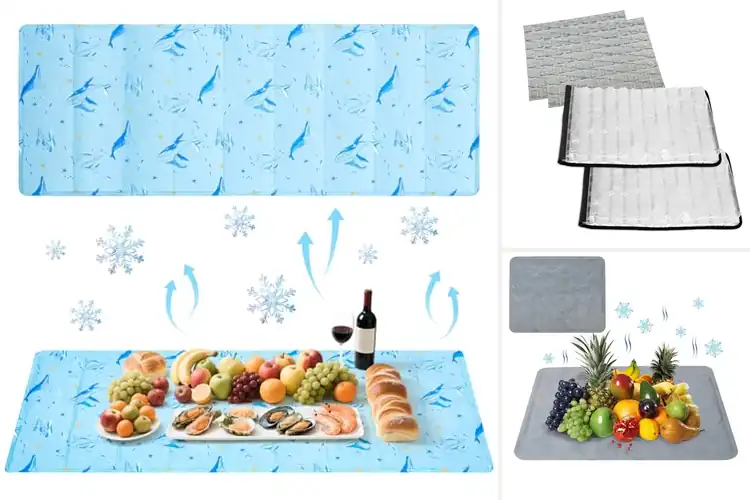 Detailed view of 8 Best Cold Food Buffet Mats to Keep Your Dishes Fresh & Cool