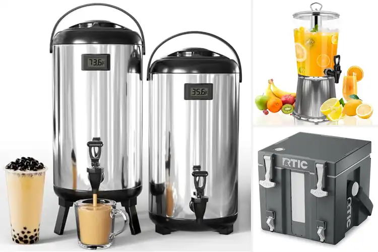 Detailed view of Best Cold Retention Beverage Containers