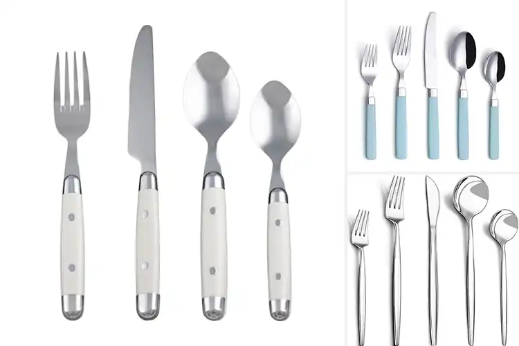 Detailed view of Best Comfortable Handle Flatware Sets