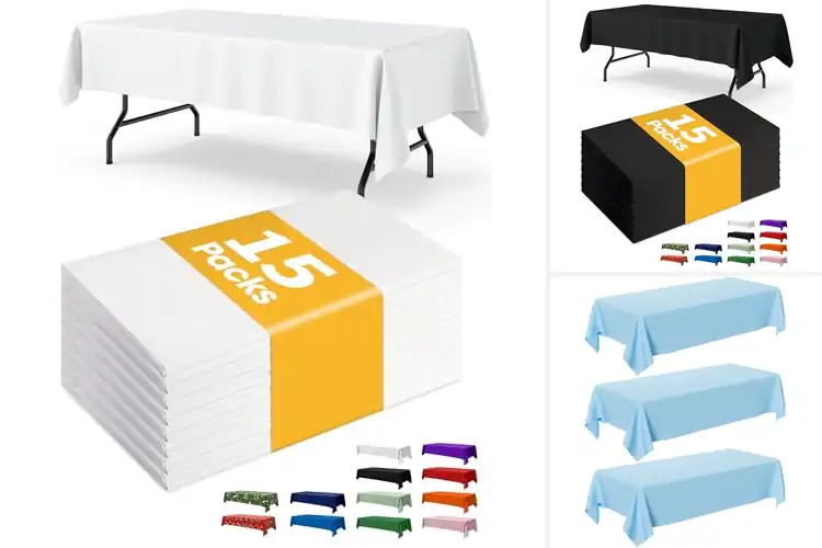 Detailed view of 10 Best Cost-Effective Tablecloths For Bulk Use: Save Now