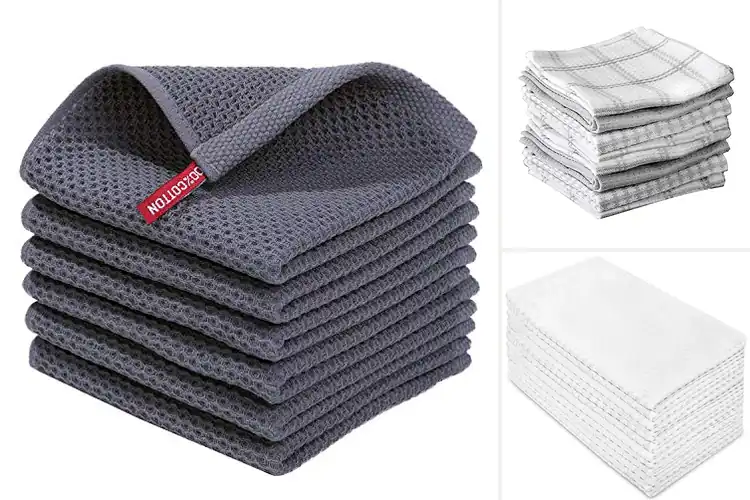 Detailed view of 10 Best Cotton Waffle Dishcloths — Soft, Absorbent & Durable