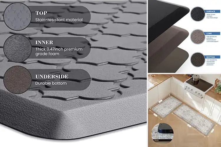 Detailed view of 10 Best Cushioned Mats for Pain Relief & Comfort
