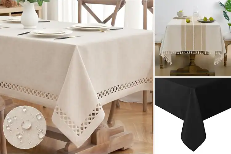 Detailed view of 10 Best Decorative Tablecloths for Stylish Tables